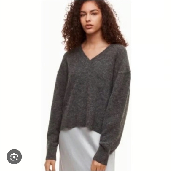 Aritzia Sweaters - Aritzia Charcoal Krause Alpaca Blend Sweater
